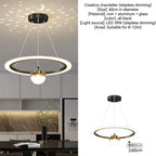 Modern Nordic Indoor LED Starry Sky Ceiling Chandelier