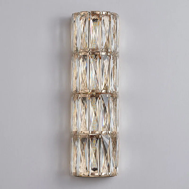 Crystal LED Wall Lamp for Living Room Aisle Bedroom Staircase Decoration