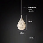 Alabaster Pendant Lights LED Designer Hanging Lamps For Living Room