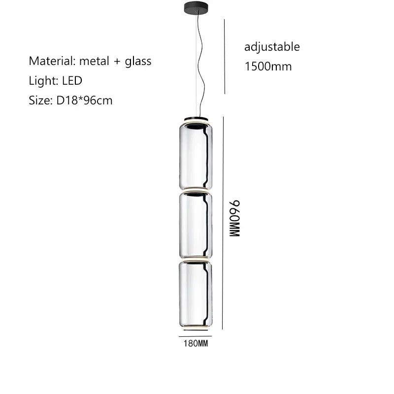 Nordic Minimalist Chandelier Led Pendant Light by for Home Decor and Lighting Fixtures