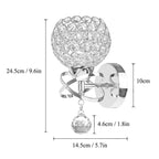 Modern Crystal Wall Lamp for Home Living Room Bedroom Decor