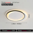 LED Ceiling Lamp Set - Modern Minimalist Nordic Bedroom Living Room Lighting