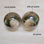 Side Opening Glass Shade Replacement for E27 Socket, D15cm, 45°C - Table Lamp Chandelier Cover