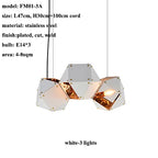 Modern Chandelier: Dining Room LED Pendant Lamp, Home Decor Hanging Light Fixtures