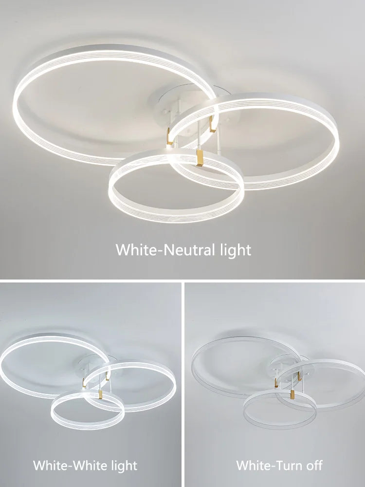 New Nordic Ceiling Lamp: Modern, Creative, Elegant Lighting for Bedroom and Living Room