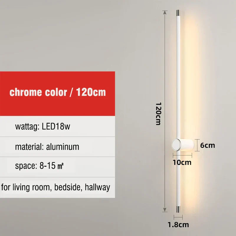 Rotatable Long Wall Sconces for Indoor Living Room Hallway Bathroom Decor