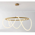 Nordic Light Luxury Chandelier Creative LED Bar for Living Room and Study Desk