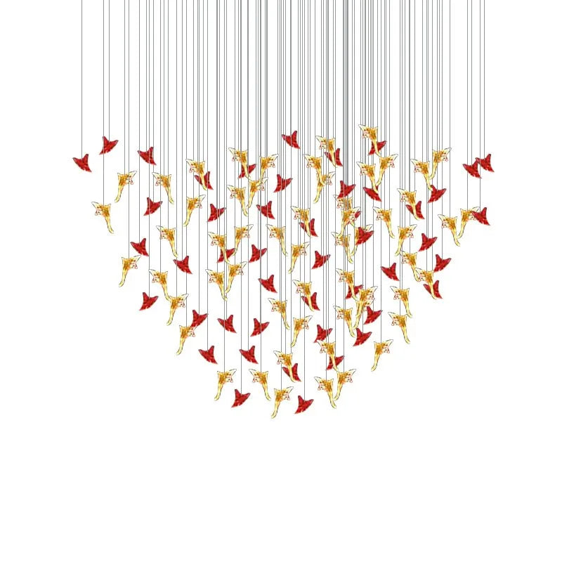 Luxury LED Chandelier for Staircase & Hotel Lobby Lighting