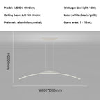 Modern Nordic LED Chandelier for Dining Room Island, Office, and Living Room