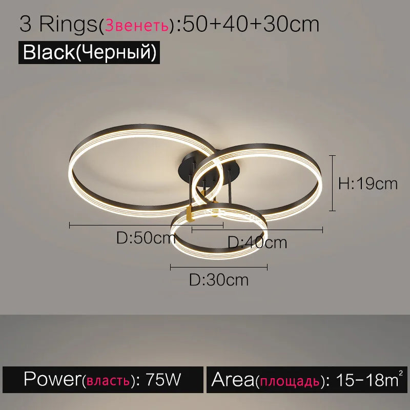 New Nordic Ceiling Lamp: Modern, Creative, Elegant Lighting for Bedroom and Living Room