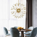 Modern Sputnik Pendant LED Chandelier for Living Room Bedroom Decor