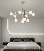 Modern Glass Ball Chandelier Pendant Light for Home Decor