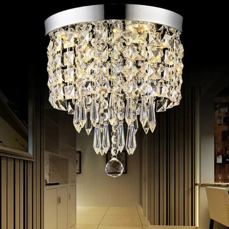 LED Round Ceiling Light: Bright Corridor Entrance Lamp, Room Lighting Solution
