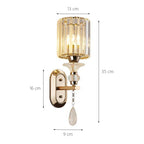 Glass Wall Lights: Modern Minimalist LED Bedside Lamp for Bedroom and Living Room