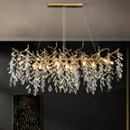 Modern Luxury Crystal Led Chandelier for Dining Living Room Hotel Hall