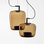 LED Glass Pendant Chandelier for Kitchen Living Room Dining Suspension