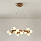 Retro Wood Twig LED Chandelier Pendant Light for Dining Room Kitchen Decoration