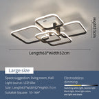 Minimalist LED Ceiling Light for Living Room Bedroom Study - Modern Nordic Design