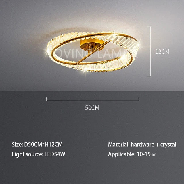 Crystal Stainless Steel Ceiling Pendant Light for Luxurious Living
