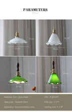 Scandinavian Brass Chandelier: Modern Luxury Glass Hanging Lamp for Dining Table & Bedside