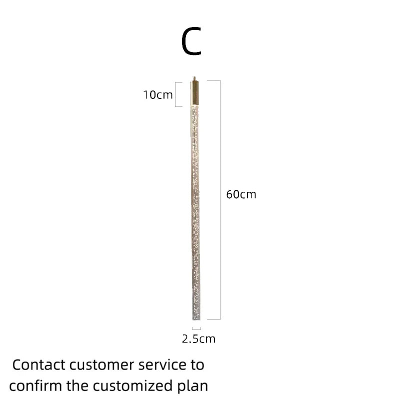 Large Luxury Crystal LED Chandelier for Living Room - Custom Hanging Lamps