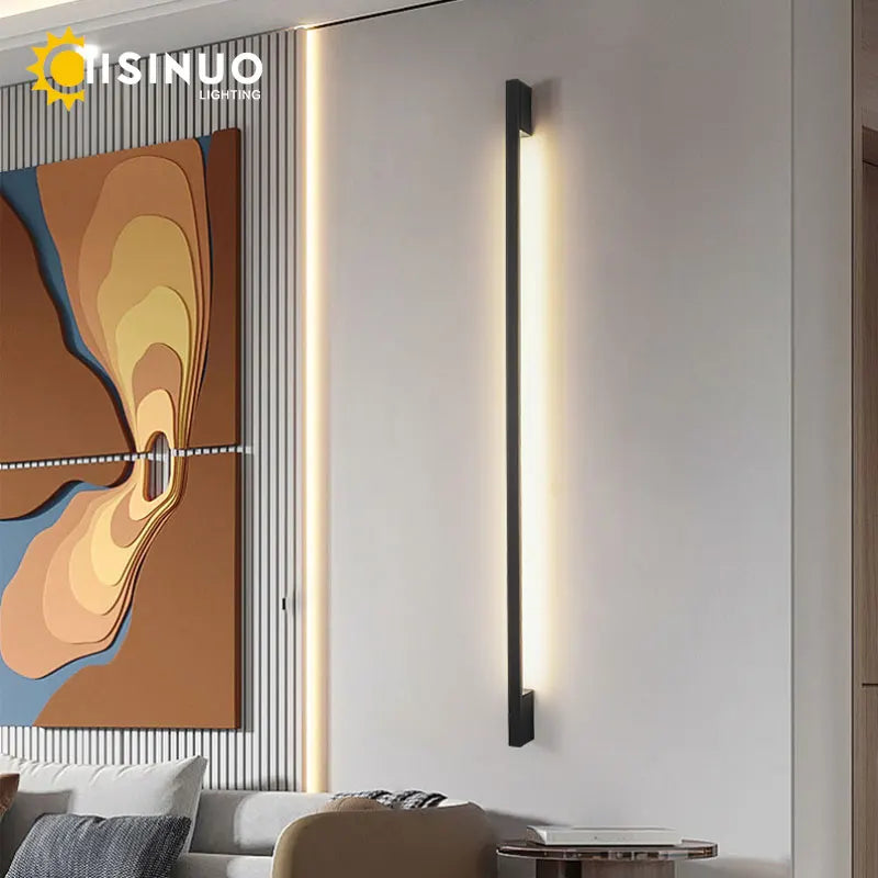 LED Long Wall Lamp for Modern Minimalist Interior Lighting