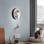 Moon Astronaut LED Wall Lamp for Bedroom, Children's Room, and TV Background