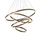 LED Rings Chandelier for Living Room Dining Room Home Decor Lighting