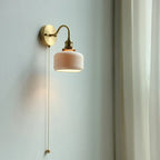 Copper LED Wall Sconce Mirror Stair Light with Pull Switch