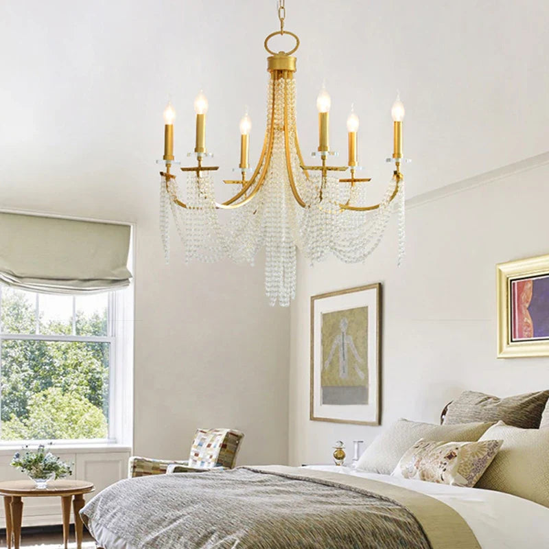 LED Chandelier: Vintage Home Pendant Lights for Living & Dining Room