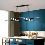 Minimalist LED Pendant Light: Modern Nordic Style, Remote Dimming, for Kitchen Island, Dining Room