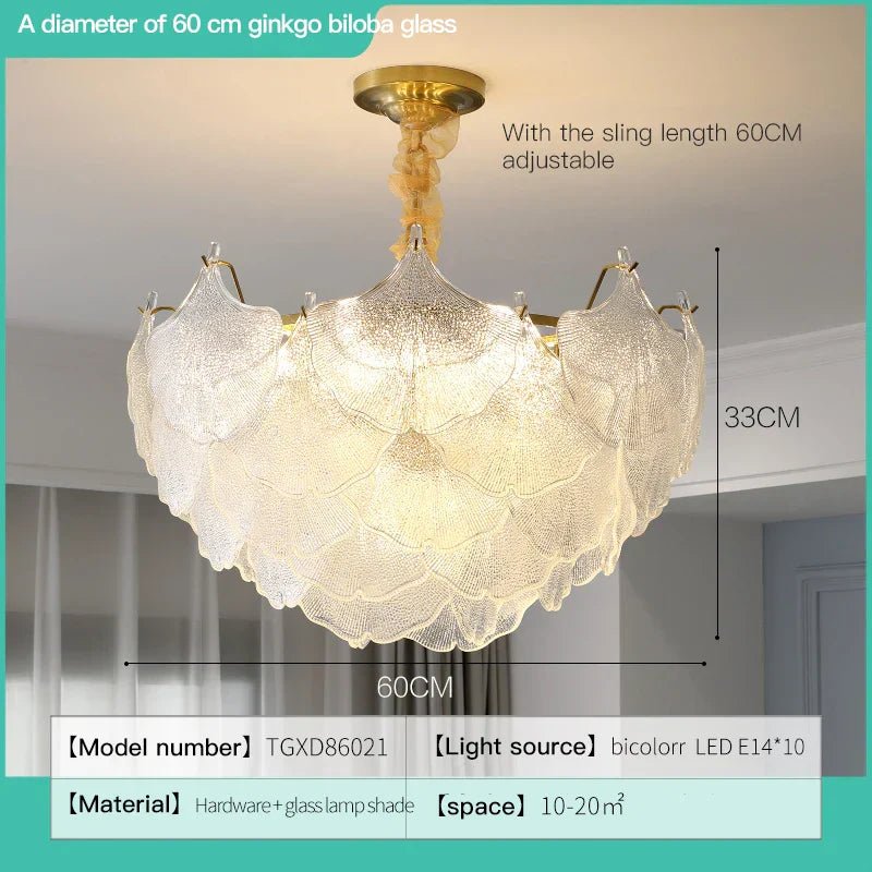 Shell Chandelier: Modern French Luxury Lighting for Nordic INS Wind Bedroom