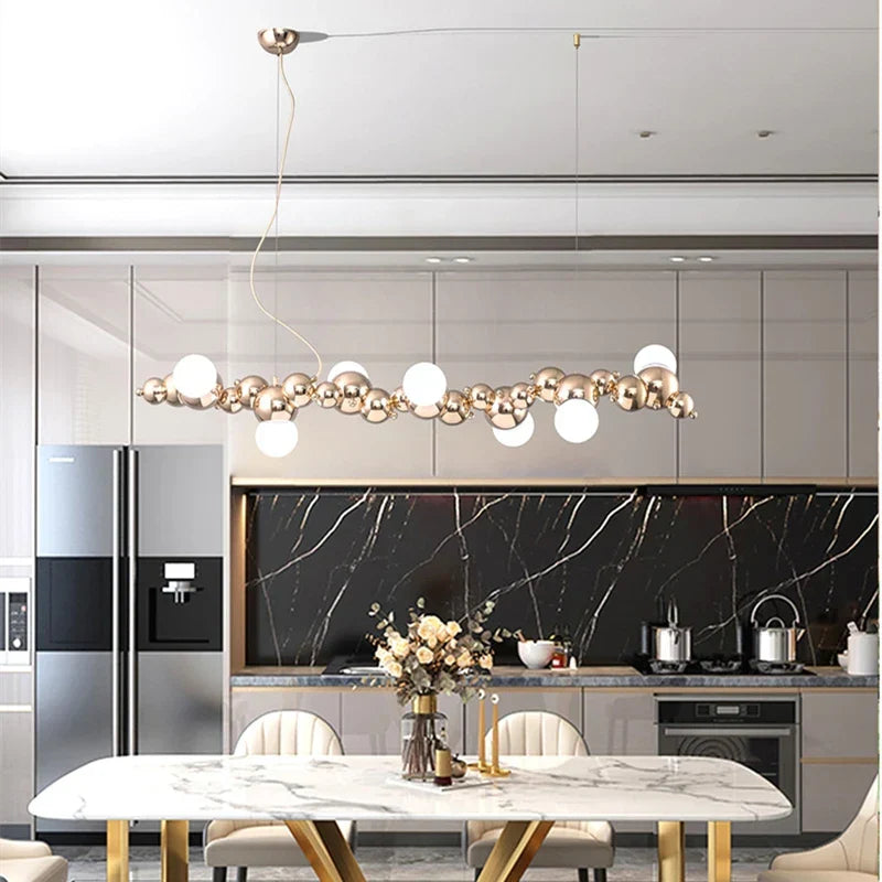 LED Caterpillar Chandelier: Stylish Long Pendant Lamp for Living Room, Restaurant, Hotel