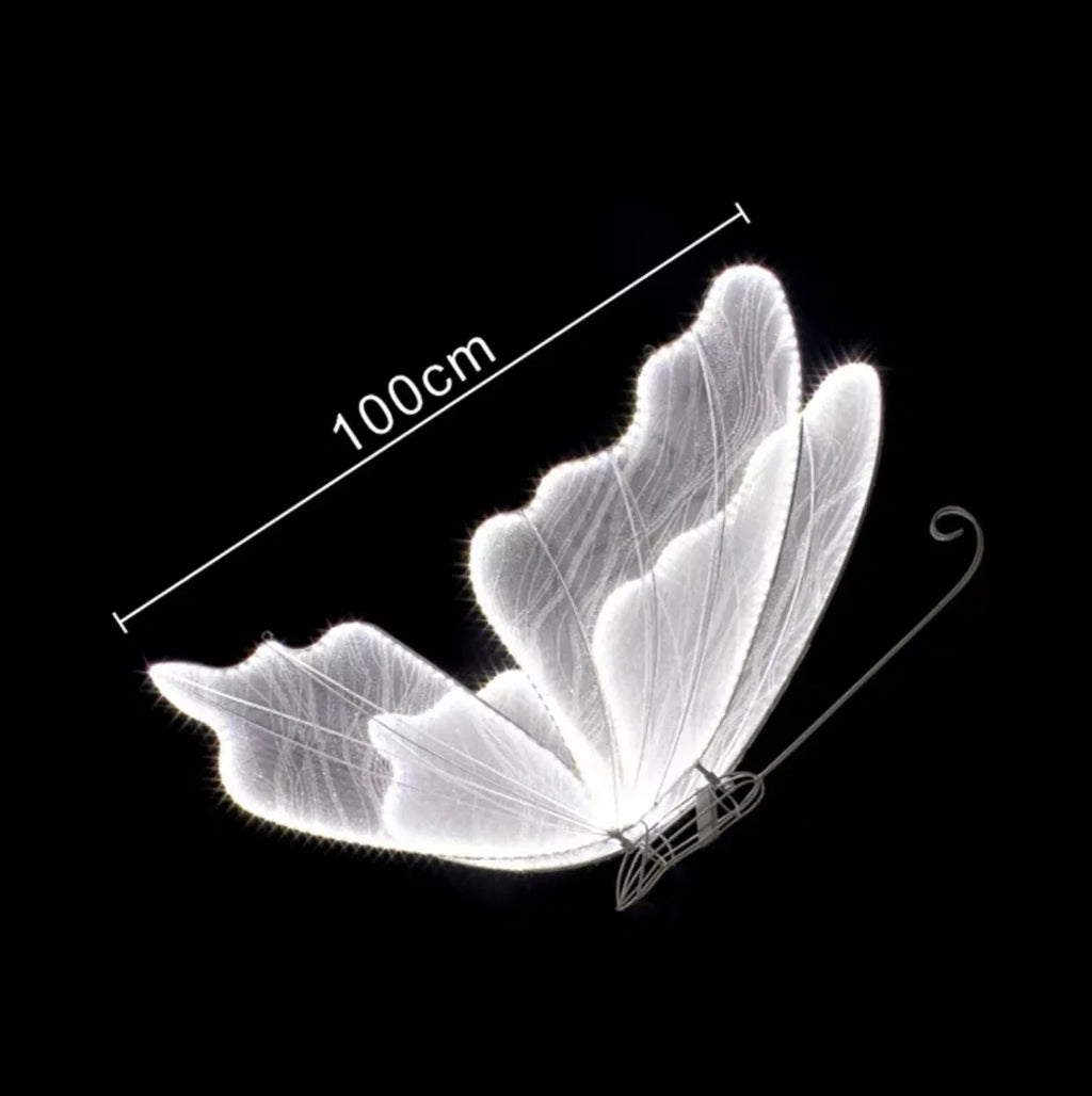 Romantic LED Butterfly Ceiling Lights for Wedding Party Stage Decor