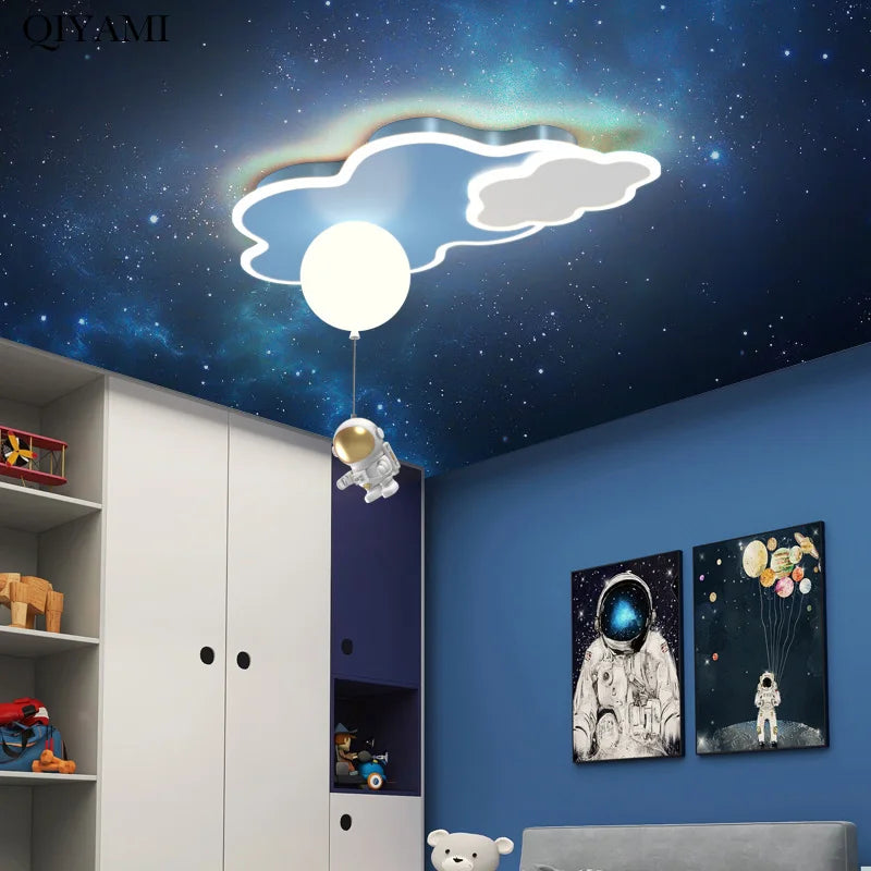 Modern Kids Room Ceiling Chandelier for Bedroom Study Living Room Lighting Fixtures