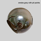 Side Opening Glass Shade Replacement for E27 Socket, D15cm, 45°C - Table Lamp Chandelier Cover