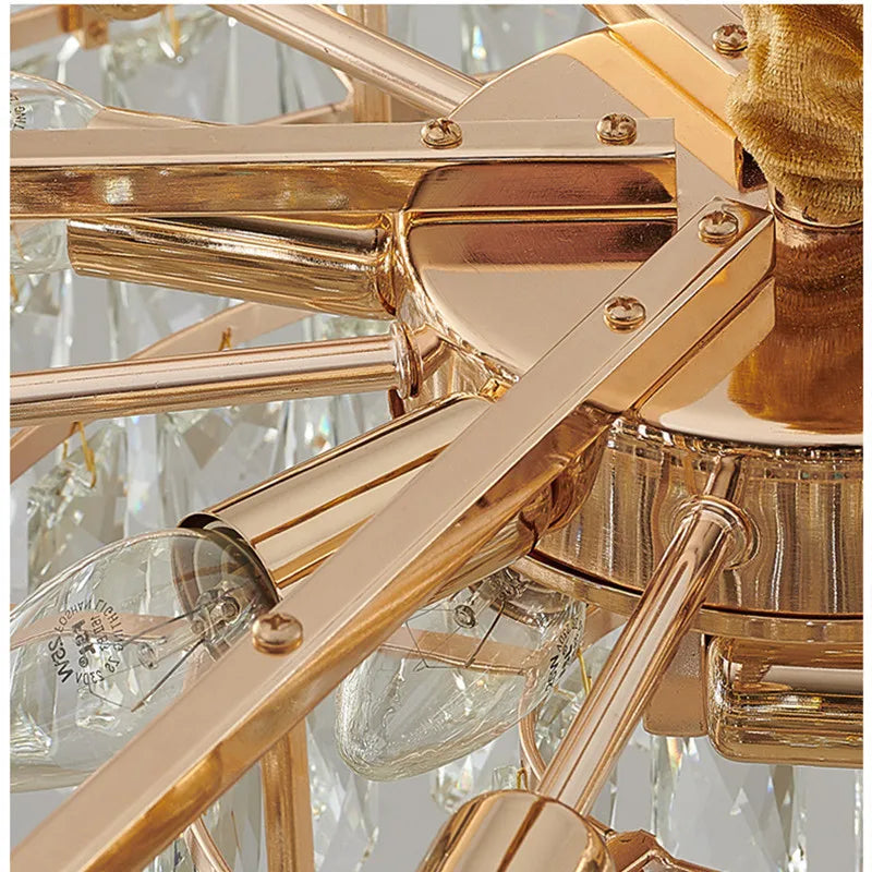 Modern Crystal Chandelier for Living Room Dining Hall Home Decor
