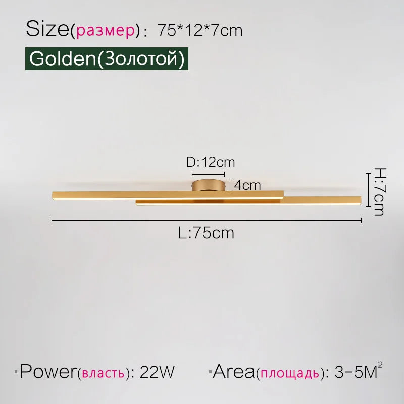 Minimalist Ceiling Lamp for Aisle Entrance Hallway Balcony Cloakroom Lighting