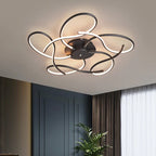 Modern LED Chandelier for Smart Home Alexa, Living Room and Bedroom Décor