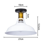 Vintage Industrial LED Metal Ceiling Chandelier Loft Decor E27 Light