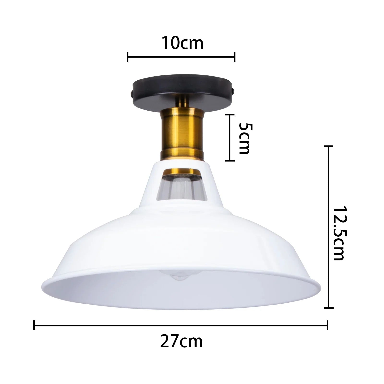 Vintage Industrial LED Metal Ceiling Chandelier Loft Decor E27 Light