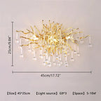 Crystal Chandelier: Modern LED Luxury for Living Room Decor & Lighting
