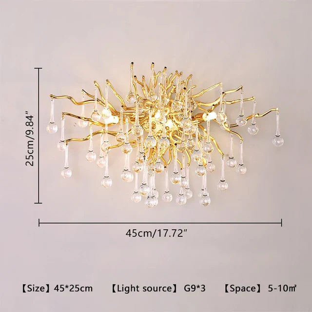 Crystal Chandelier: Modern LED Luxury for Living Room Decor & Lighting