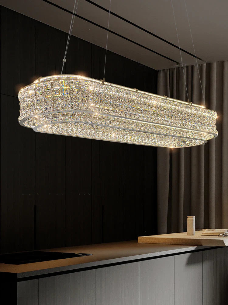 K9 Crystal Luxury Chandelier for Restaurant Bar Hotel LED Lamps