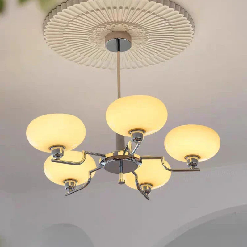 Bauhaus Glass Pendant Chandelier for Bedroom Living Room Dining Ceiling Lamp