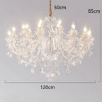 Crystal Chandelier: Modern Home Decoration Pendant Lights for Living & Dining Room