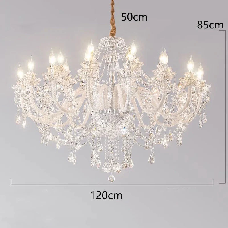 Crystal Chandelier: Modern Home Decoration Pendant Lights for Living & Dining Room