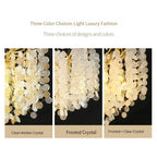 Crystal LED Chandelier: Luxury Pendant Lamp for Home Decor