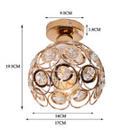 Glass Crystal LED Ceiling Chandelier for Home Decor