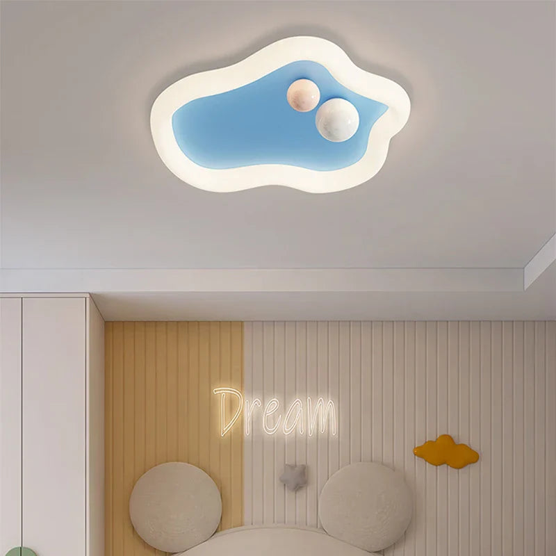 Kids Room Ceiling Lights Pink Blue Modern Children's Lamp for Home Decor